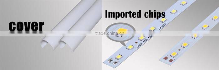 aluminum+pc cover lamp body material and led light source T8 led tube
