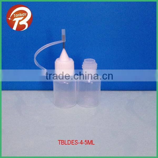 100ml LDPE e liquid empty bottles with stainless needle cap TBLDES-4