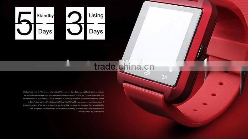 Smart Watch U8 Bluetooth Altimeter Anti-lost 1.5 inch Wrist Watch U Watch For Smartphones iPhone Android Samsung HTC Cell PhoneS