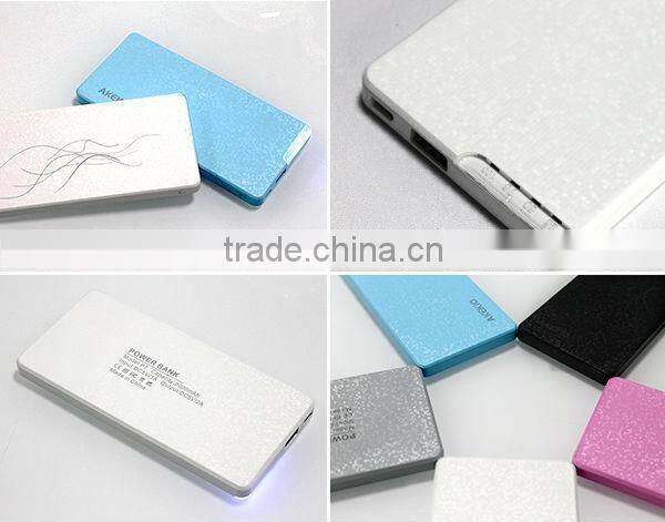 Factory supply battery portable mobile power bank 8000mah