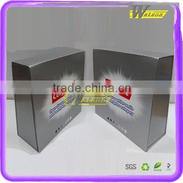 Promotional toothpaste cardboard window gift box with transparent blister interior
