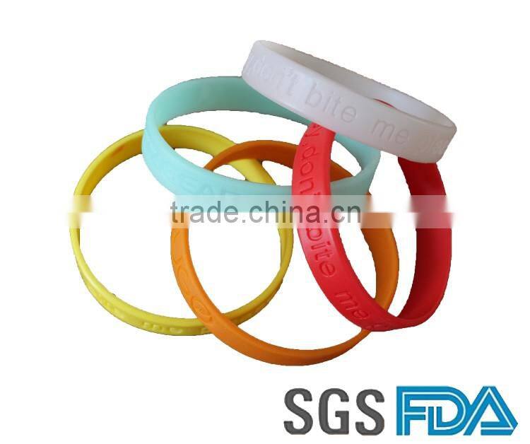 HOT silicone wrist band/personalized silicone bracelet/silicone rubber bracelet