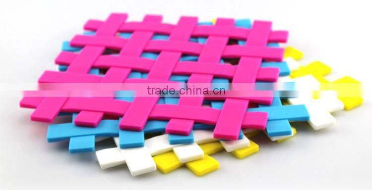 2016 Hot Selling Silicone Table mat/Placemat/Kitchen Retiform Table Pad