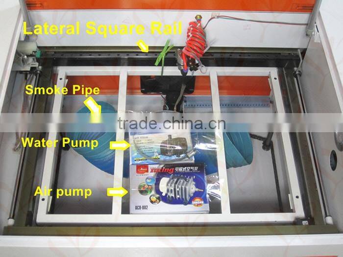 Hot sell Laser 6040 60W 6040M CO2 3D mini laser engraving machine cutting router