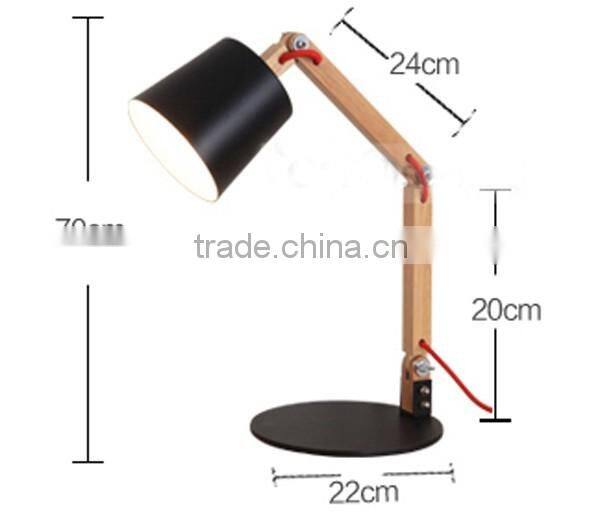 Incandescent or Energy saving, E27 table lamp modern table light
