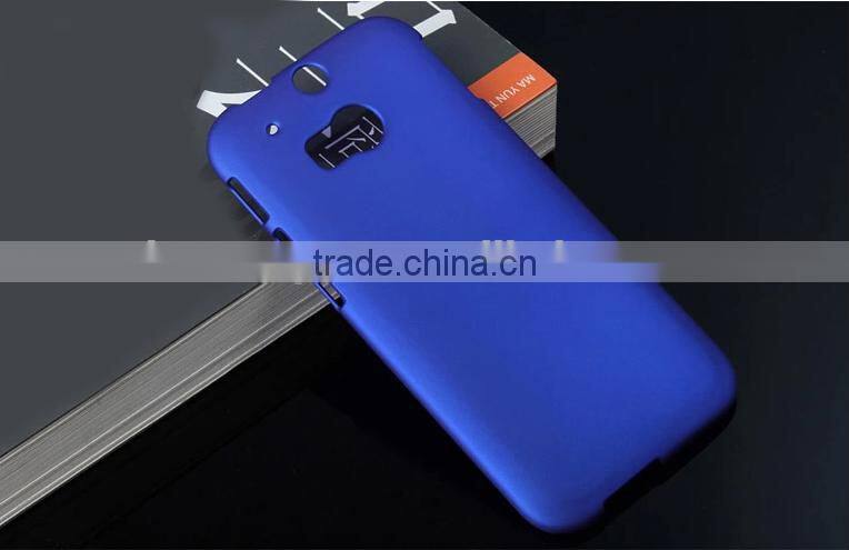 Hot selling 9 colors Frosted back cover case for HTC one M8
