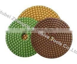 Resin Bonded Sunflower Polish Floor Concrete Wet Dry Diamond Pad