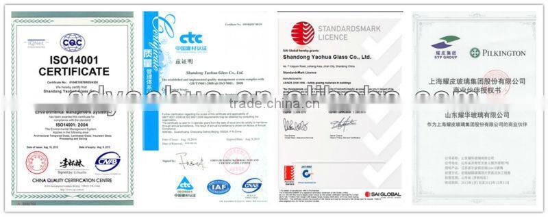 heat soaked tempered glass(3-19mm)(CCC AS/NZS2208:1996 /ISO9001-2008)