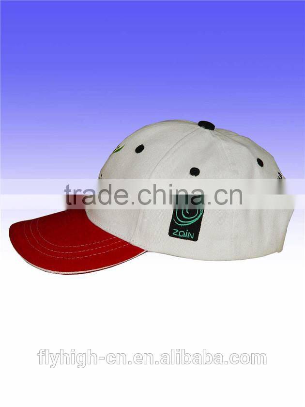 Custom Logo Red Color Cotton Fashion Cute Caps