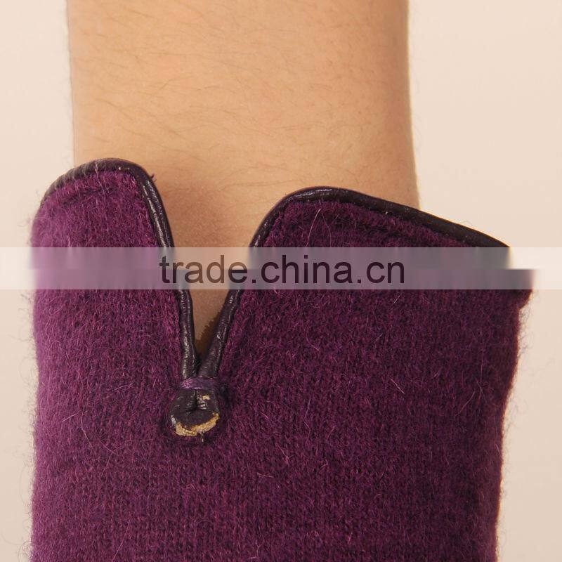Weather Tight Stylish Girl Casual Wool Gloves In China