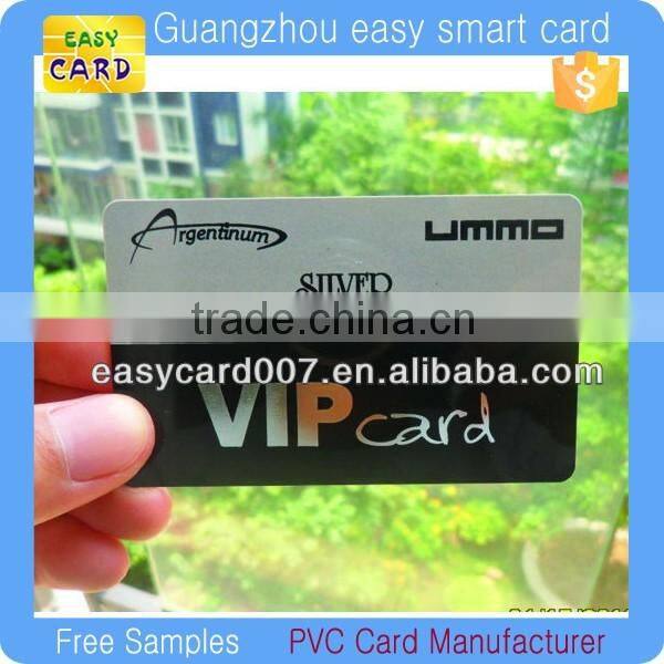 High quality CR80 credit size CMYK full color printing plastic card