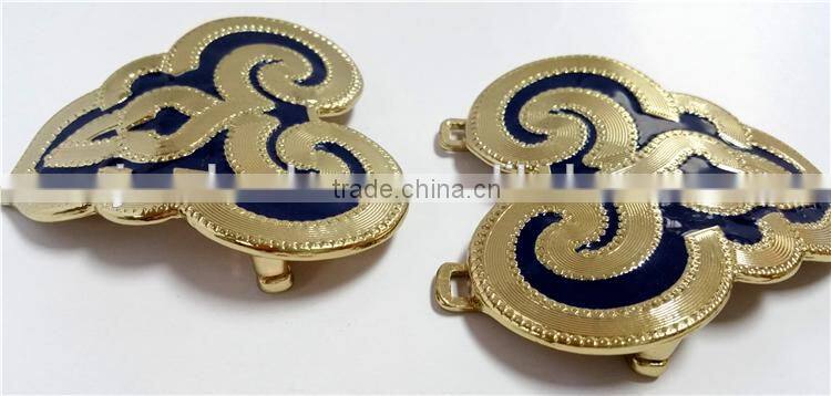 Metal shoe buckle parts metal side release buckle buckle for belt