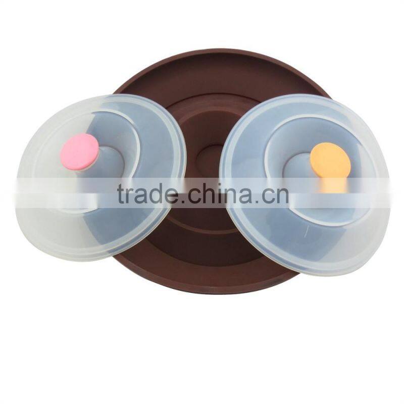 Hot Sell Food Grade Lovely Silicone Coffee Cup Cover Lid,LFGB Siliocne cup cover