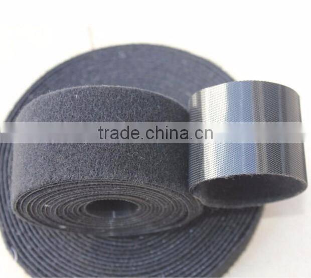Customized back to back double side hook and loop tape supplier in China