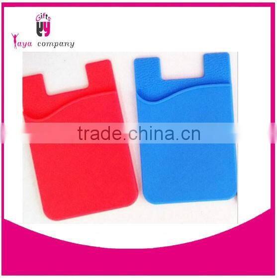 silicone phone card holder phone card wallet