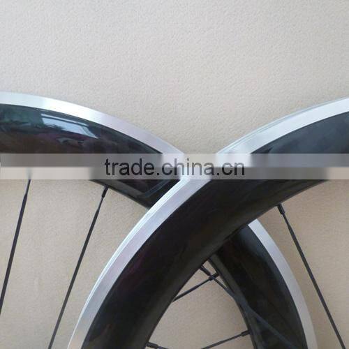 UDELSA Road 60mm Carbon Wheelset with alloy braking surface 25mm wide