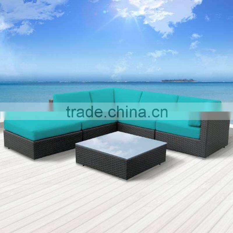 Rattan Outdoor Furniture Patio Wicker Sectional Sofa Set