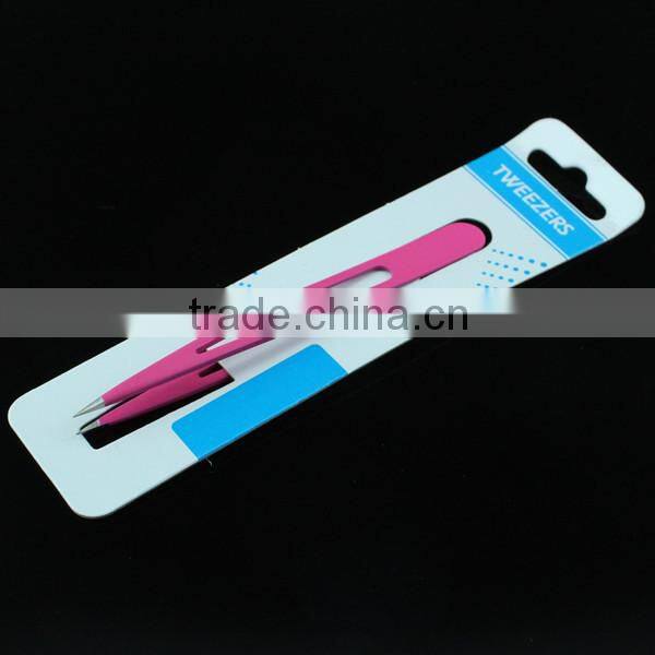 Point Tip Stainless Steel Cosmetic Tweezer Manufacture