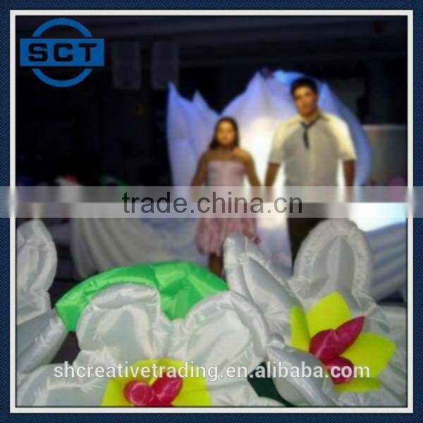 Lighting LED 10m Wedding Inflatables Flowers