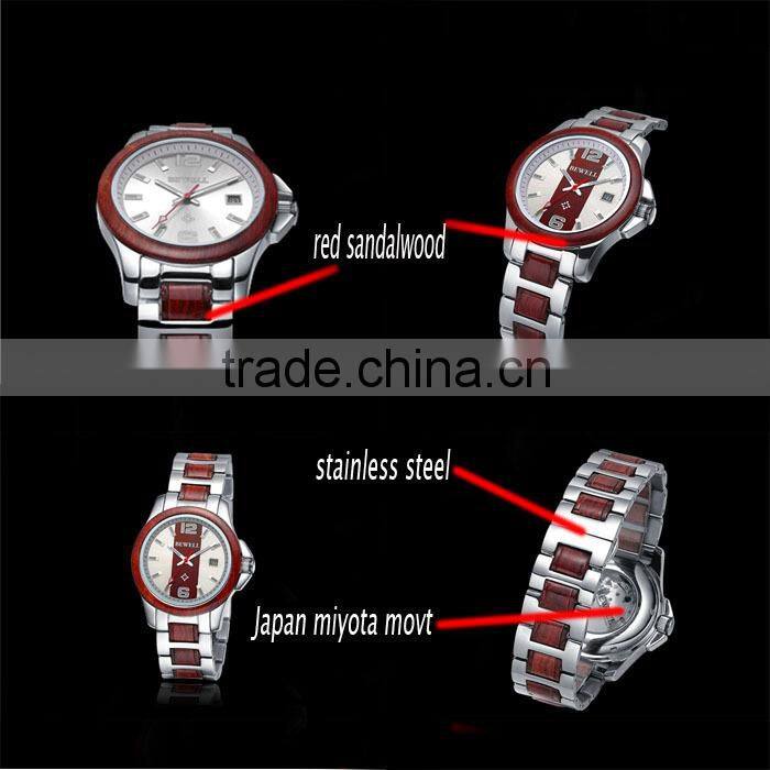 100% Factory Direct Quartz Japan Movt Stainless Steel Quartz Watch