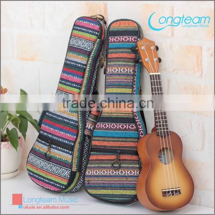 professional ukulele bags,soft cotton,national flavor 4 strings guitar bag