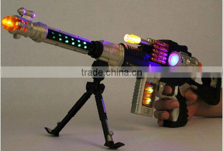 sgun-64214218B electric toys gun Emulational electric infrared submachine gun for kids (with sound and light)