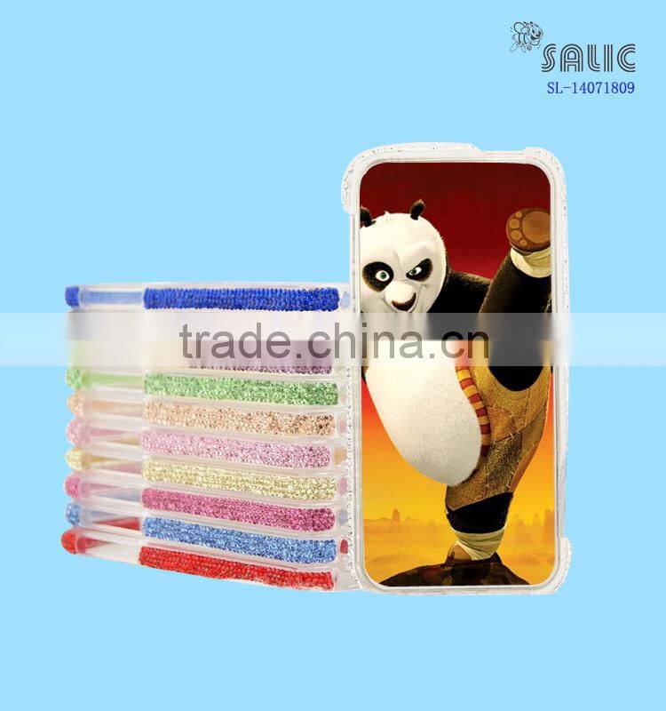 Shining Bling Diamond TPU bumper for iPhone 4 iPhone 5 Frame Case Cover