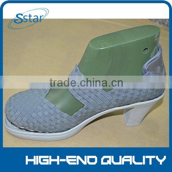 hand woven ladies leather flat shoes