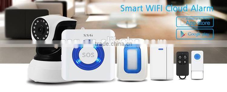 Amzon Hot Sale Wifi Based Home Security Alarm System with HD IP Camera