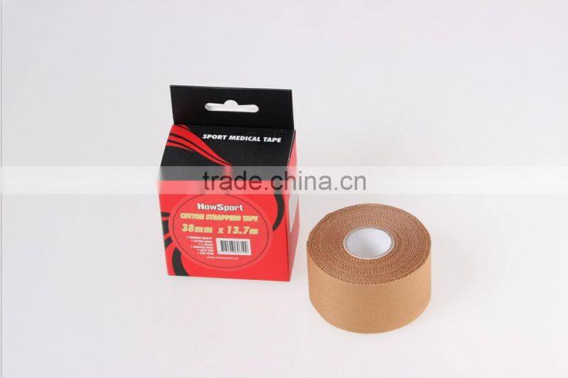 ( S )Serrated Edge knee support sports medical tape 3.8cmx13.7m (ISO/CE)