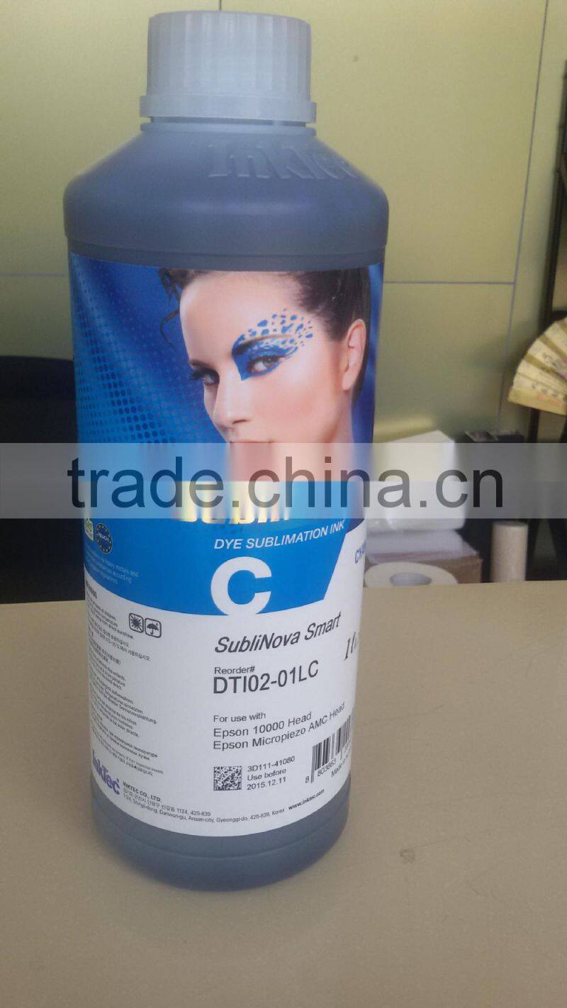 Dye sublimation ink for sublimation paper