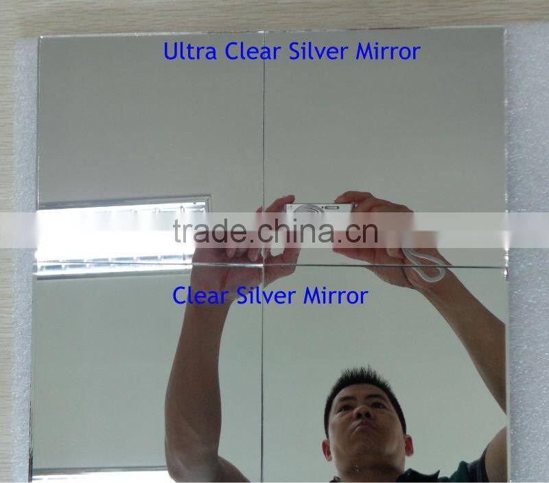 2mm 3mm 4mm 5mm 6mm aluminum mirror glass in customer size