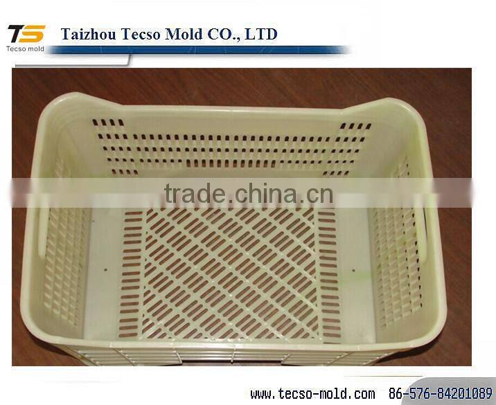 height and folding plastic box foldable crate moulds supplier