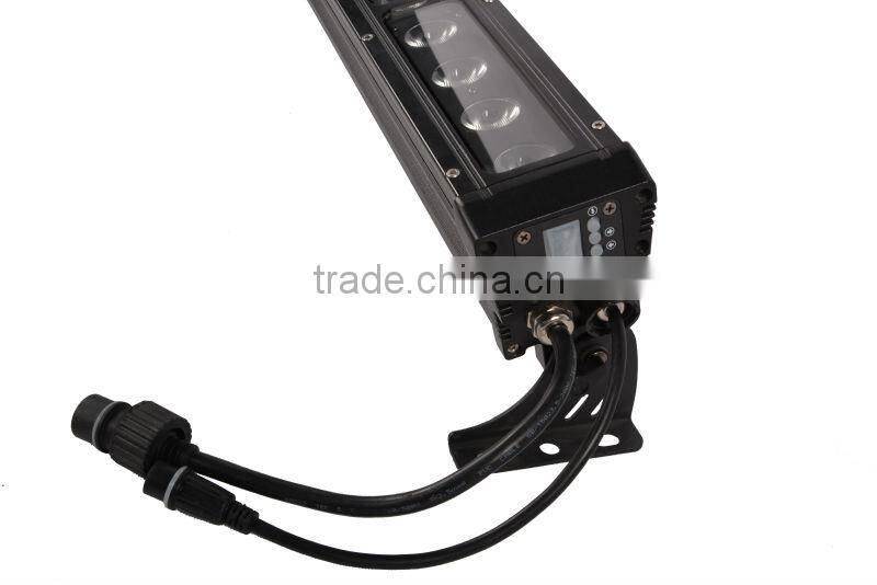 Outdoor led wall wash bar light 16pcs 10w RGBW EV W1016/DMX control stage light