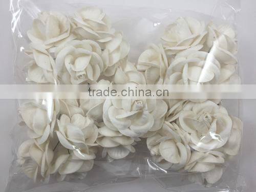 WHITE, Large Handmade Mulberry Paper Flower, Wedding Party, Scrap-booking Crafts R60