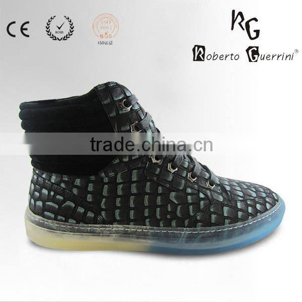2015 fashion fish cale pattern sneaker
