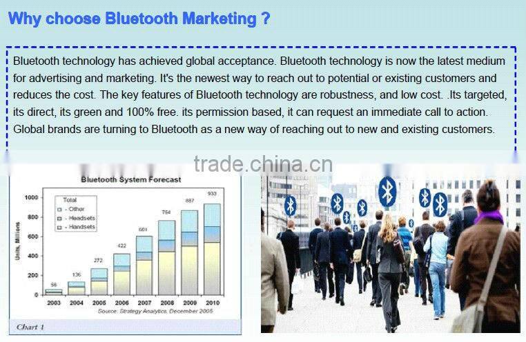 bluetooth proximity business card