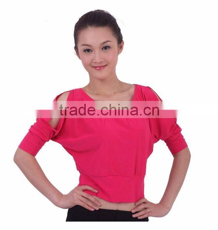 2016 High quality cheap women cotton red tribal belly dance tops dancing costume top for sale