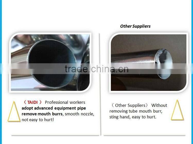 TAIDI ASTM A554 stainless steel pipe / tube 201 304