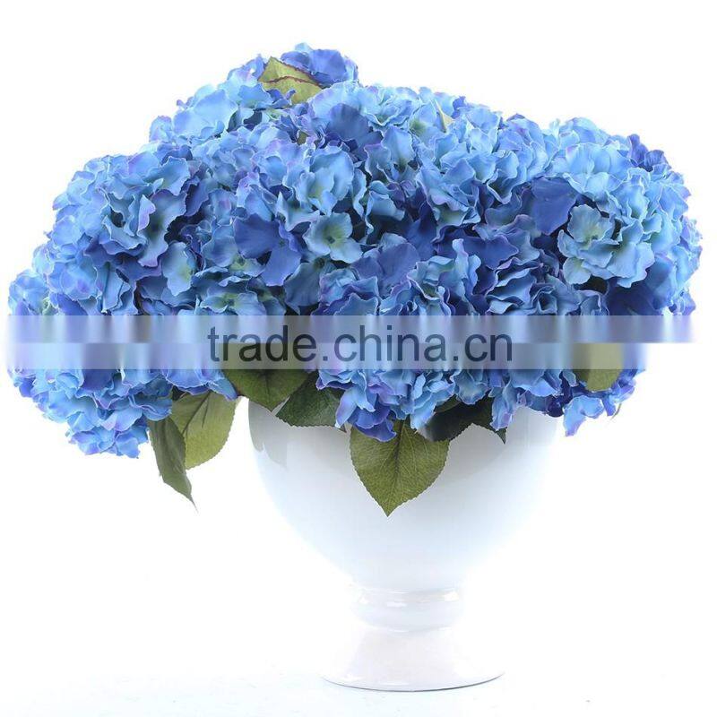 white wedding silk artificial hydrangea