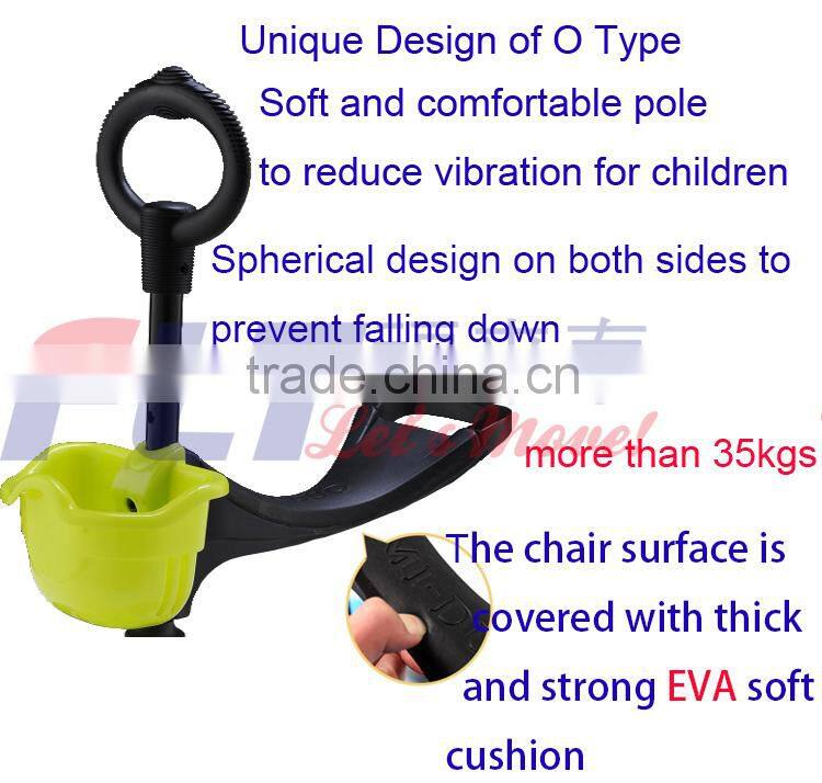 3 in 1 kids push scooter, mini micro scooter with O-bar