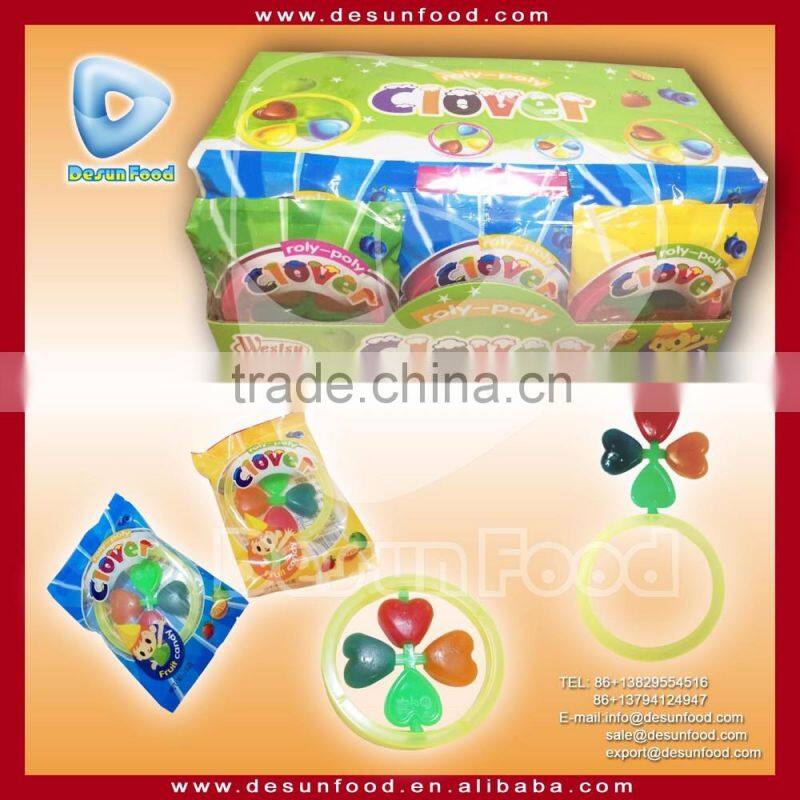 2016 new item funny clover roll candy toy