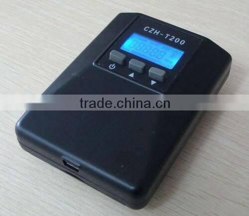 CZH-T200 0.2w Portable FM Transmitter radio broadcast Stereo/Mono Power adjustable For Tourism Driving School Meeting