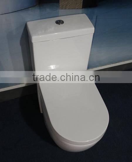 YJ9113 Bathroom Ceramics P-trap Two pcs toilet /WC/Water closet