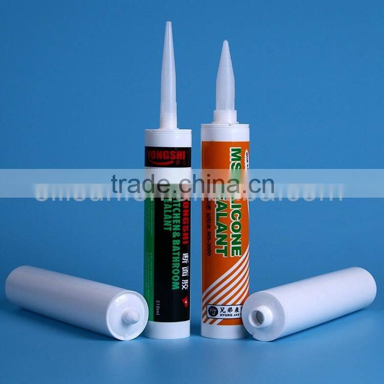 300ml plastic cartridges for grease silicone sealant tube