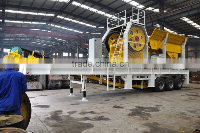 Mobile crusher plant