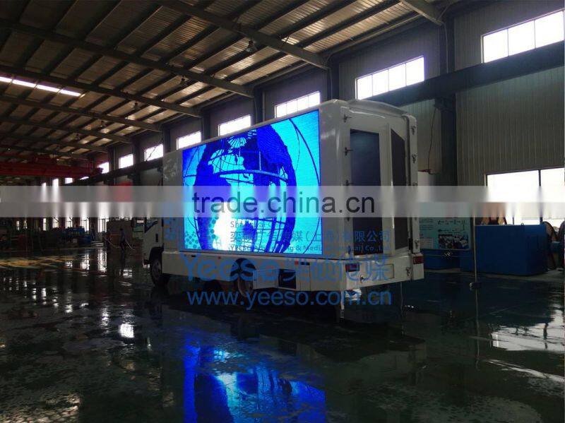 YEESO P10 LED truck and mobile video truck for outdoor advertising