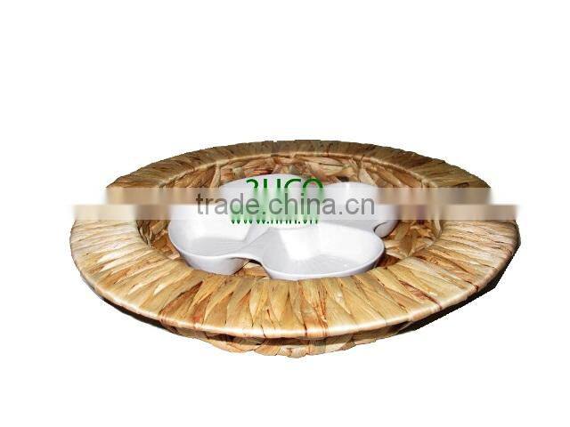 2015 New Product Water Hyacinth Basket for Home Decoration and Furniture