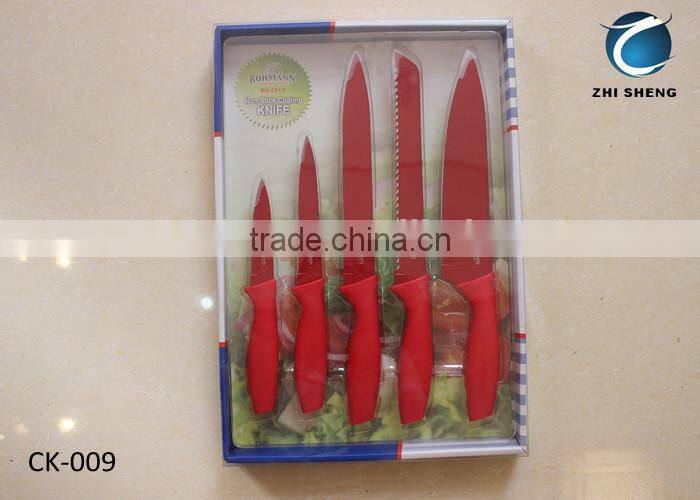 Plastic handle kitchen knife