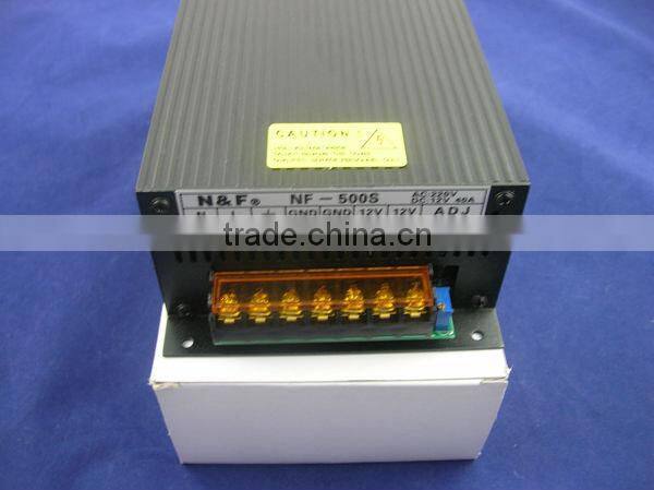 500W 12V Switching Power Supply,12V 500W Switching Power Supply,Aluminum frame,CE apprived,DC12V40A